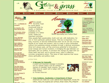Tablet Screenshot of garlicandgrass.org